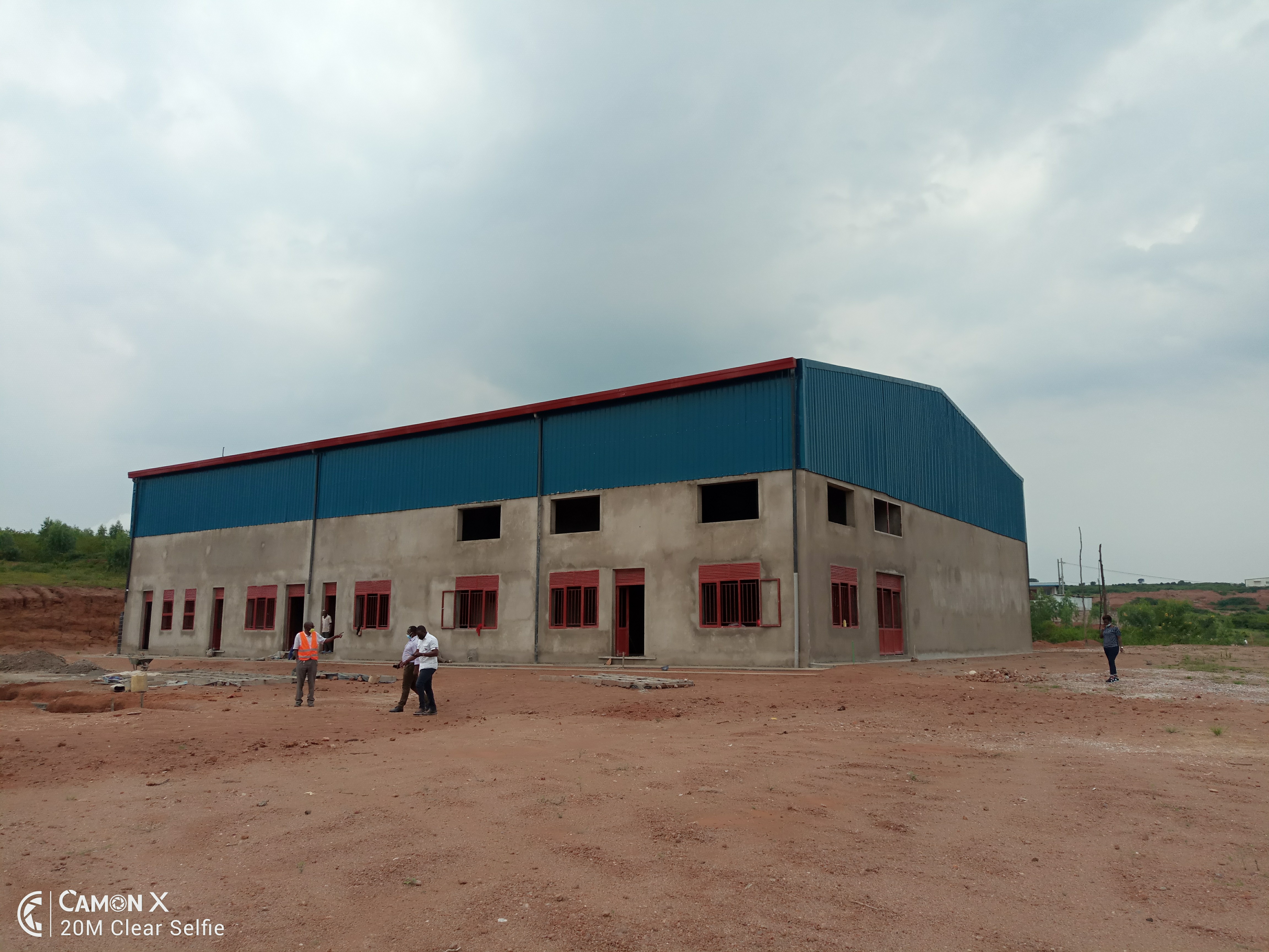 Maize floor processing machinery installation 