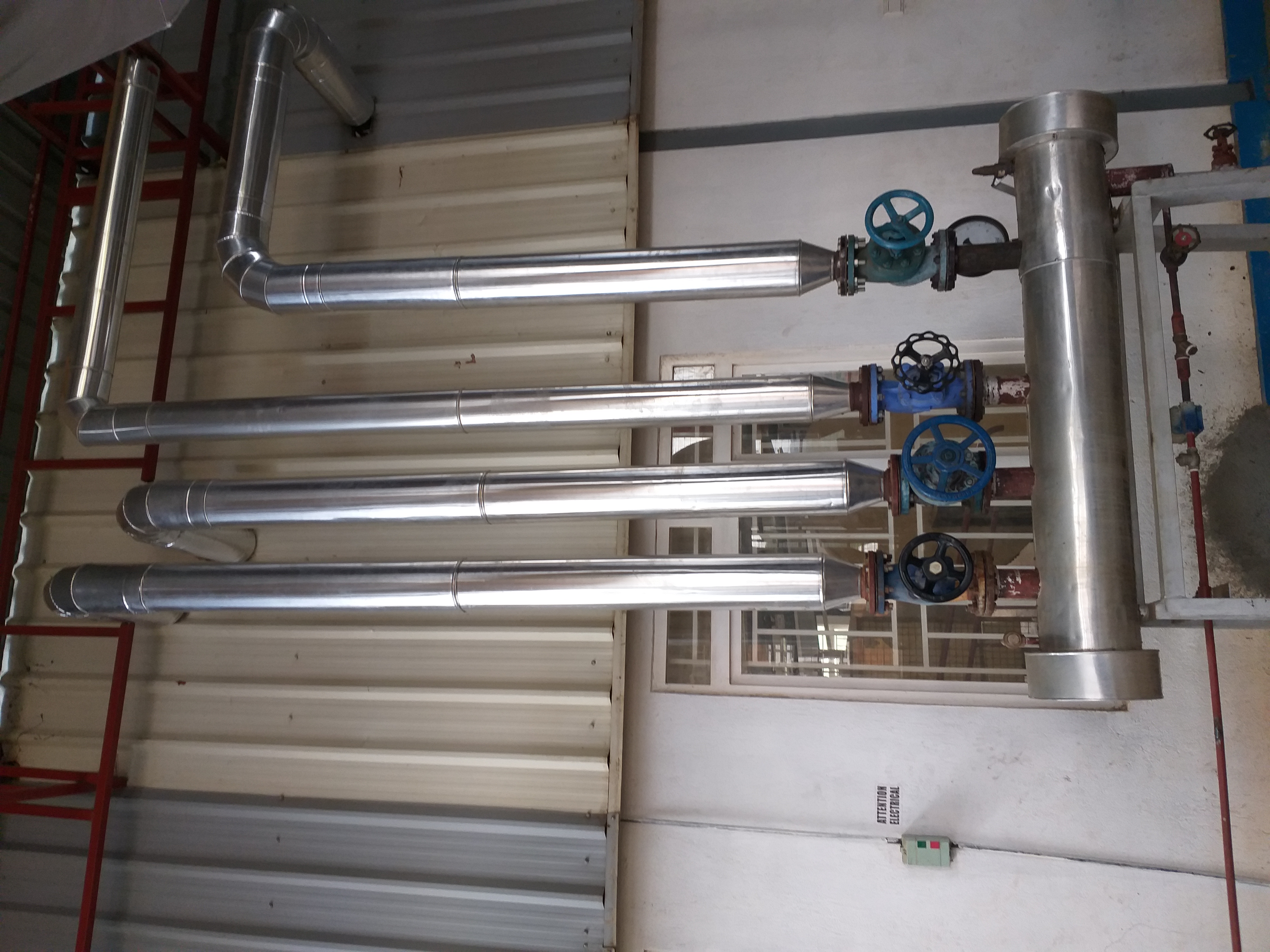 Installation of withering troughs—specialized equipment